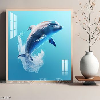 Tranh cá heo đẹp