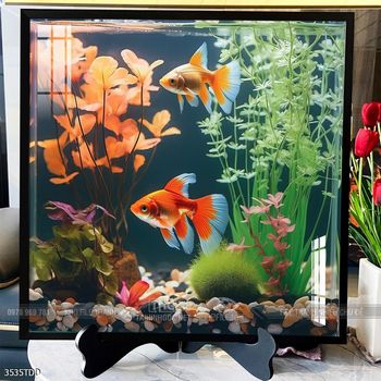 Tranh treo tường cá heo đại dương