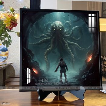 Tranh treo tường phi hành gia vũ trụ