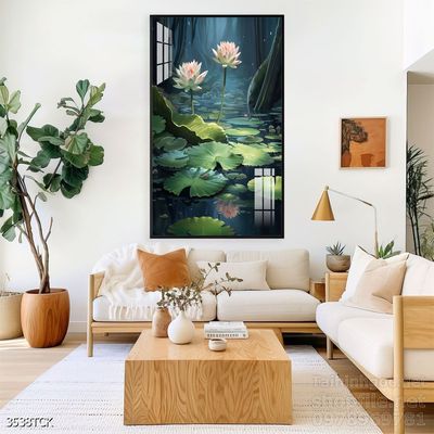 File tranh cá chép hoa sen mẫu mới nhất