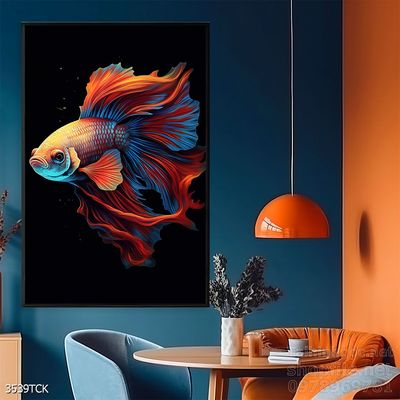 Tranh cá chép hoa sen đẹp mang nhiều ý nghĩa