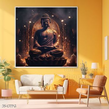 File tranh Phật giáo decor trang trí tường nhà phòng thờ