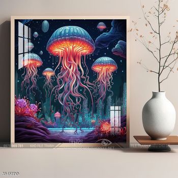 Tranh treo tường cá heo đại dương