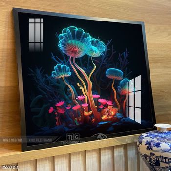 Tranh cá heo đẹp