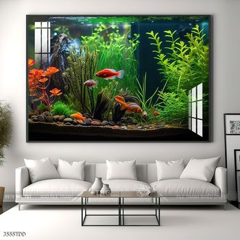 Tranh treo tường cá heo đại dương