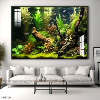 Tranh cá heo decor trang trí tường nhà