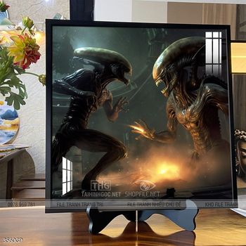 Tranh phi hành gia decor tường nhà