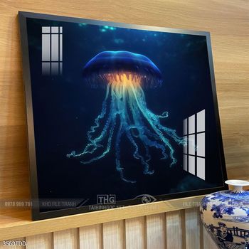 Tranh cá heo nghệ thuật độc đáo