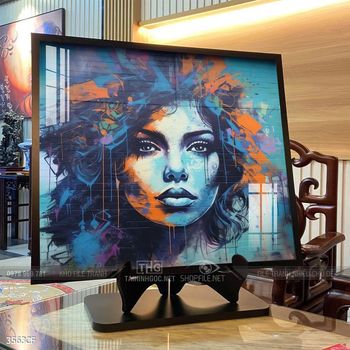 Tranh treo tường trang trí quán cà phê sang chảnh