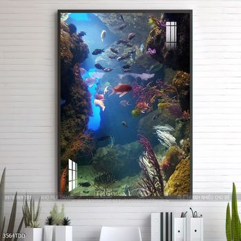 Tranh cá heo đại dương