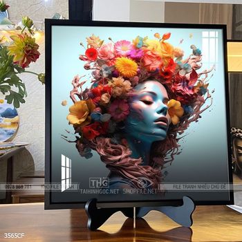 Tranh trang trí quán cafe, quán nước hiện đại