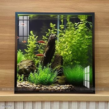 Tranh treo tường cá heo đại dương