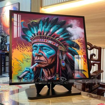 Tranh decor trang trí quán cafe nghệ thuật hiện đại