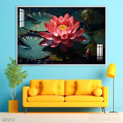 File tranh cá chép hoa sen mẫu mới nhất