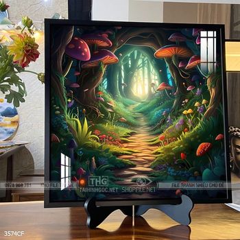 Tranh cà phê đẹp ấn tượng