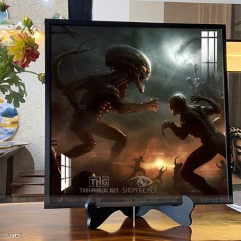 Tranh treo tường phi hành gia vũ trụ