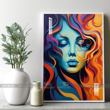 Tranh trang trí quán cafe, quán nước hiện đại