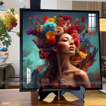 Tranh ly cafe trang trí quán coffee đẹp