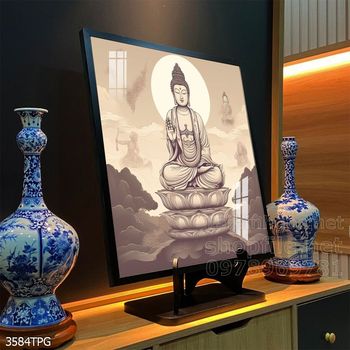 Tranh decor trang trí tường Phật giáo