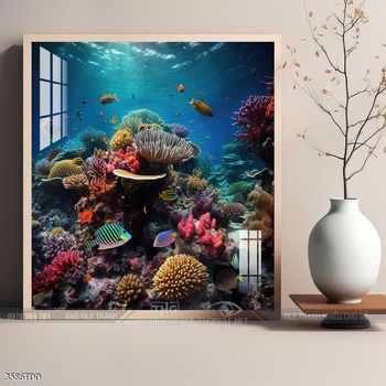 Tranh cá heo đẹp