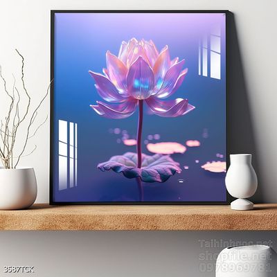 Tranh cá chép hoa sen cực đẹp