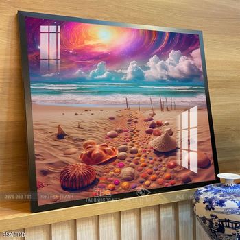 Tranh cá heo decor trang trí tường nhà