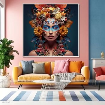 Tranh decor trang trí quán cafe nghệ thuật hiện đại