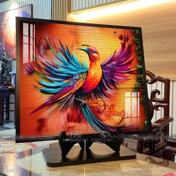 Tranh cà phê đẹp ấn tượng