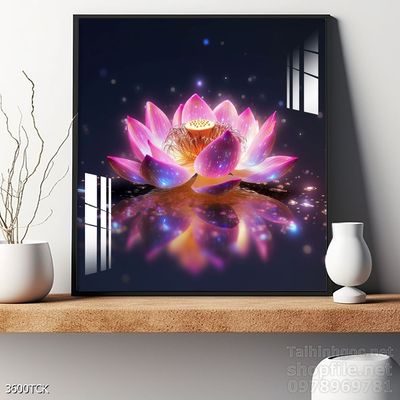 Tranh cá chép hoa sen đẹp mang nhiều ý nghĩa