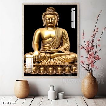 Tranh decor trang trí tường Phật giáo