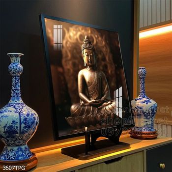 Tranh tranh trí tường phật giáo sang trọng