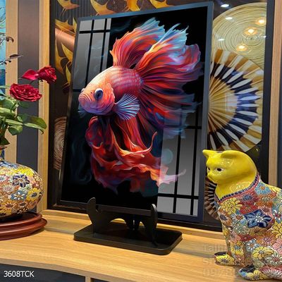 File tranh cá chép hoa sen mẫu mới nhất