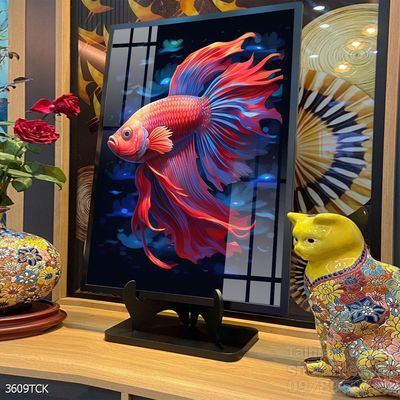 Tranh cá chép hoa sen đẹp mang nhiều ý nghĩa