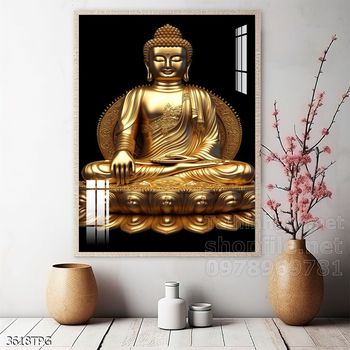 File tranh Phật giáo decor trang trí tường nhà phòng thờ
