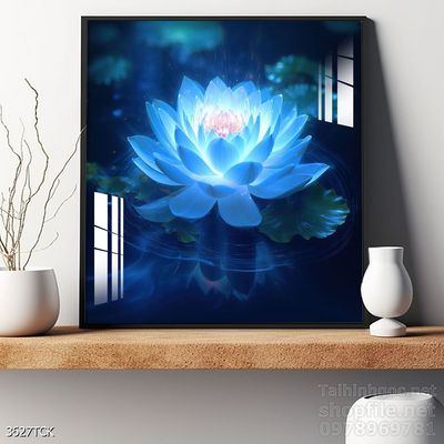 Tranh cá chép hoa sen đẹp mang nhiều ý nghĩa