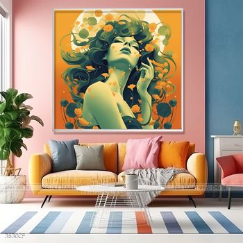 Tranh trang trí quán cafe, quán nước hiện đại