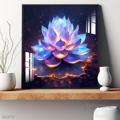 Tranh cá chép hoa sen cực đẹp