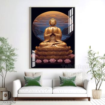 File tranh Phật giáo decor trang trí tường nhà phòng thờ