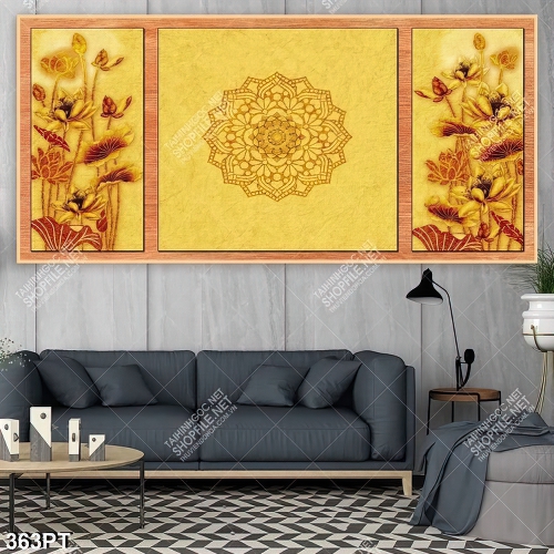 Tranh hoa văn decor nội thất