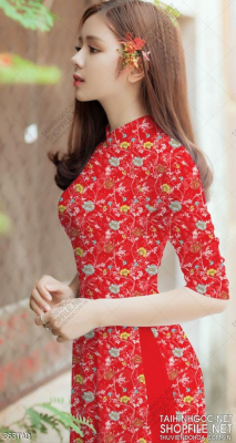 File tranh vải áo dài việt nam 363