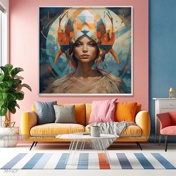 Tranh ly cafe trang trí quán coffee đẹp