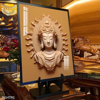 File tranh Phật giáo decor trang trí tường nhà phòng thờ