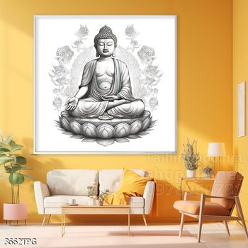 Tranh phật giáo decor trang trí tường phòng thờ