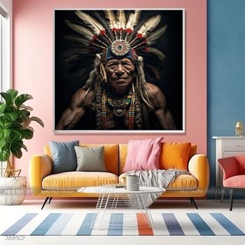 Tranh decor trang trí quán cafe nghệ thuật hiện đại