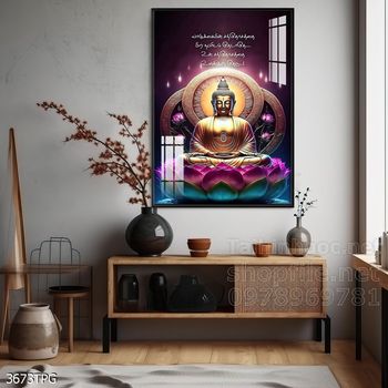 Tranh decor trang trí tường Phật giáo