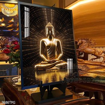 Tranh decor trang trí tường Phật giáo