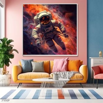 Tranh nghệ thuật phi hành gia treo tường