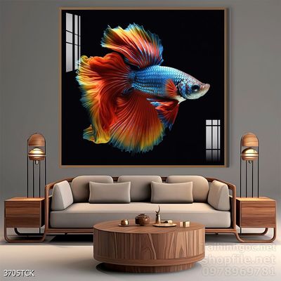 File tranh cá chép hoa sen mẫu mới nhất