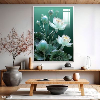 Tranh cá chép hoa sen đẹp mang nhiều ý nghĩa