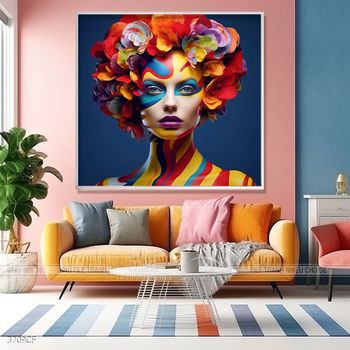 Tranh cô gái đẹp đẹp ấn tượng